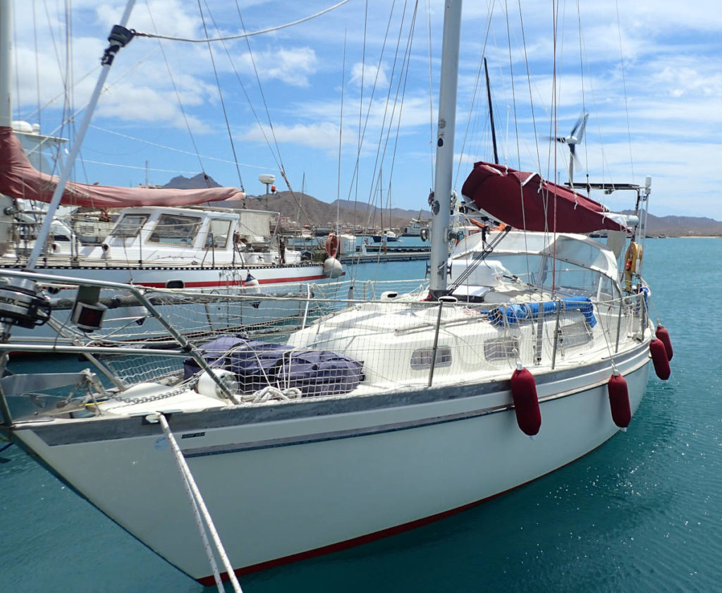 Najad 34 Yacht - Sailing Boat in Marina Mindelo